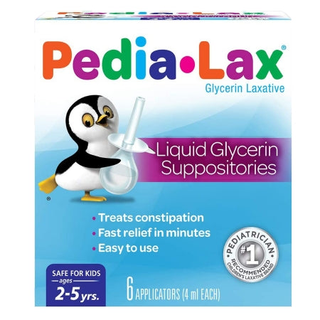 Pedia-Lax® Glycerin Laxative Suppositories, 6 ct.