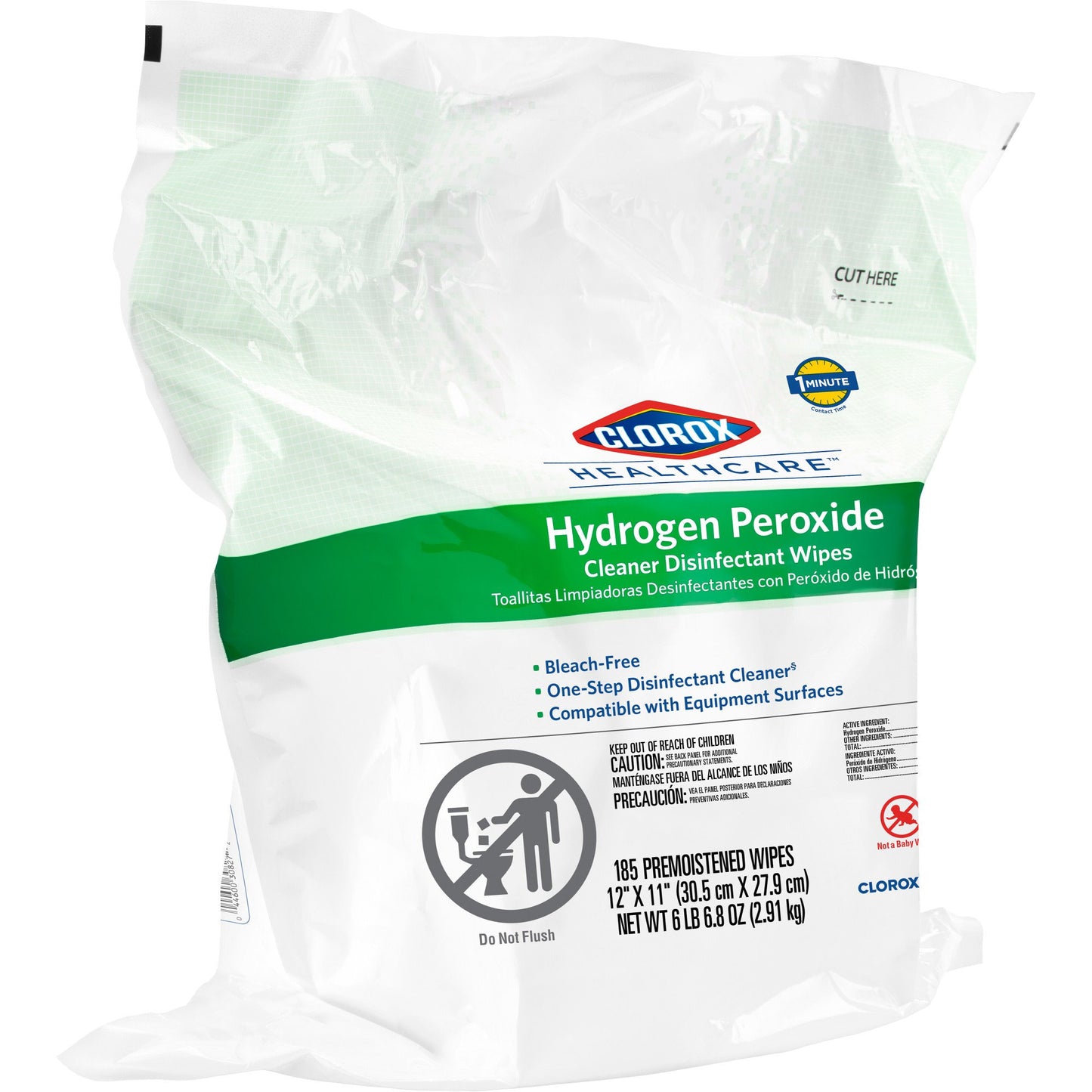 Clorox Healthcare Hydrogen Peroxide Cleaner Disinfectant Wipes