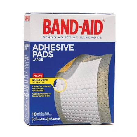 Band-Aid® Comfort-Flex Adhesive Pads, 2.875 x 4 inch, 10 ct.