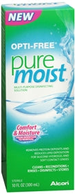 Opti-Free Pure Moist Contact Lens Solution, 10 oz.