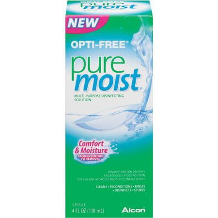 Opti-Free Puremoist Multi-Purpose Disinfecting Solution, 4 oz.