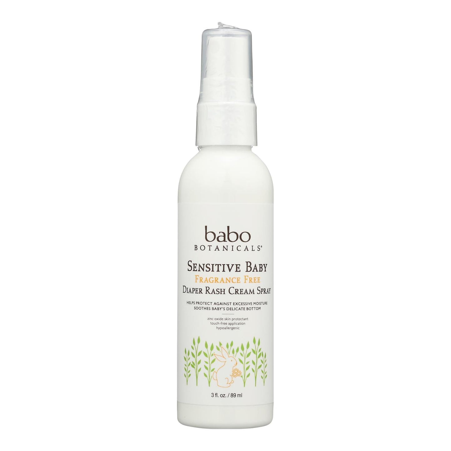 Babo Botanicals Sensitive Skin Diaper Rash Cream, 3 fl. oz.