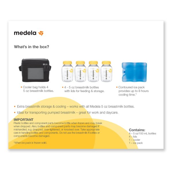 Medela Breast Milk Cooler Set for Medela Freestyle? and Pump In Style? Breast Pump Bags