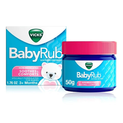 Vicks BabyRub Chest Rub Soothing Ointment, 1.7 fl. oz.