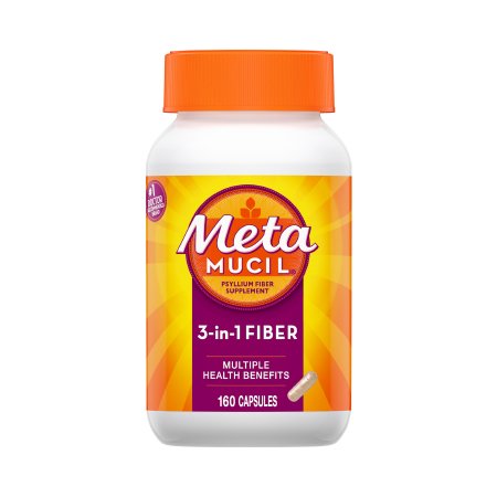 Metamucil® 3-in-1 Fiber Supplement Capsules, 160 ct.