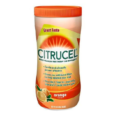 Citrucel Orange Flavor Fiber Supplement Powder 30 oz.