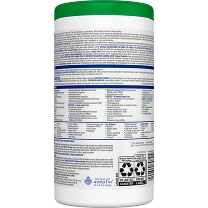 Clorox Healthcare Hydrogen Peroxide Cleaner Disinfectant Wipes