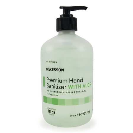 McKesson Premium Hand Sanitizer Gel with Aloe, Pump Bottle