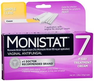 Monistat 7-Day Vaginal Antifungal Cream with Applicator