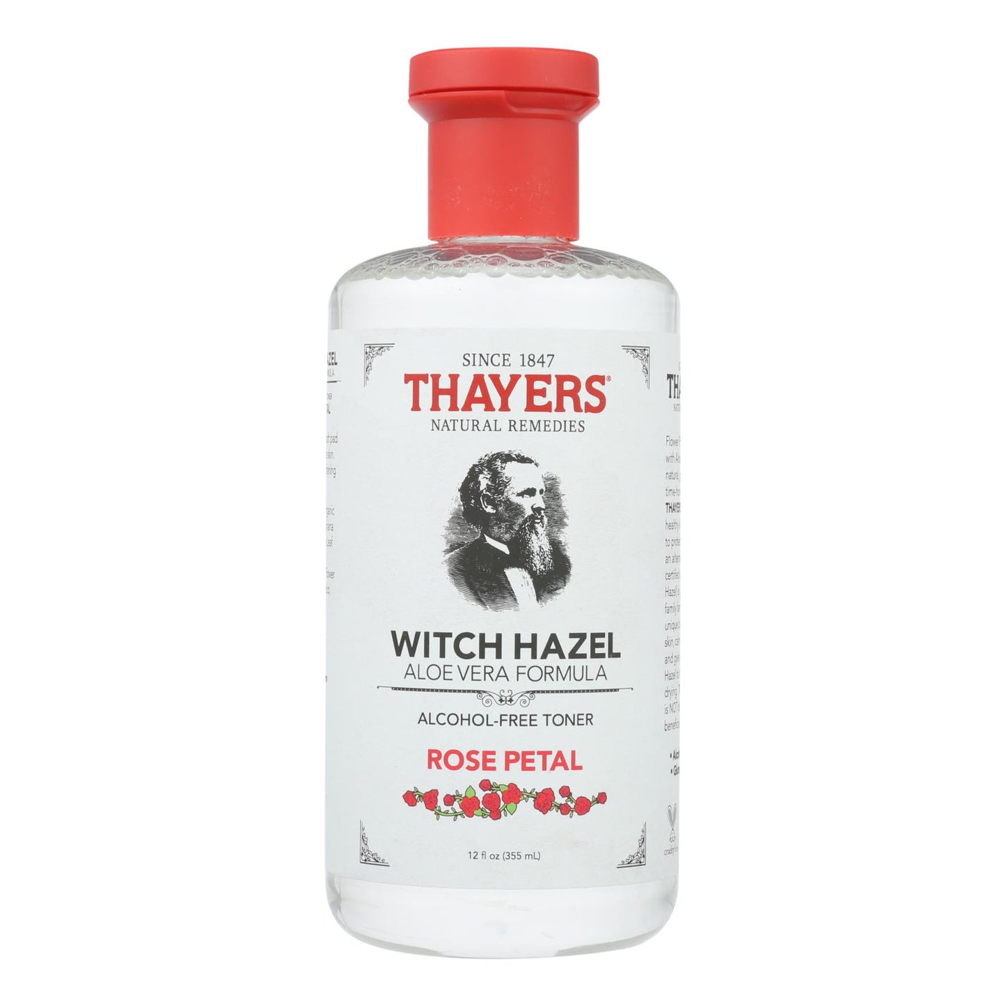 Thayers Witch Hazel Alcohol Free Toner, Rose Petal, 12 Fl Oz