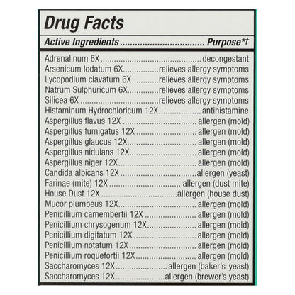 Bio-allers Allergy Treatment Mold Yeast And Dust, 1 Fl Oz