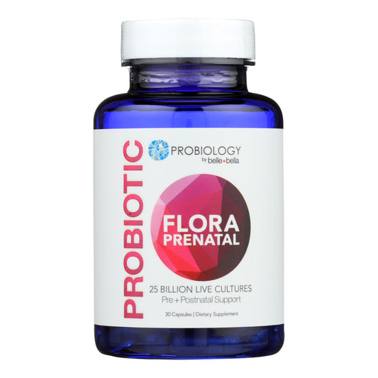 Belle And Bella Probiotic Prenatal Flora Capsules, 30 ct.