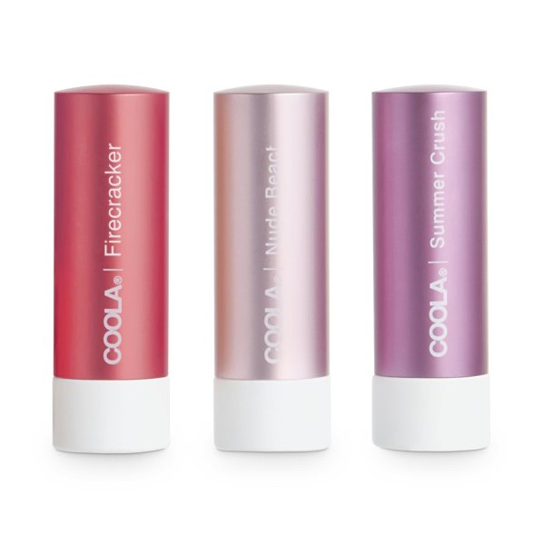 Coola Mineral Liplux SPF 30 Organic Tinted Trio