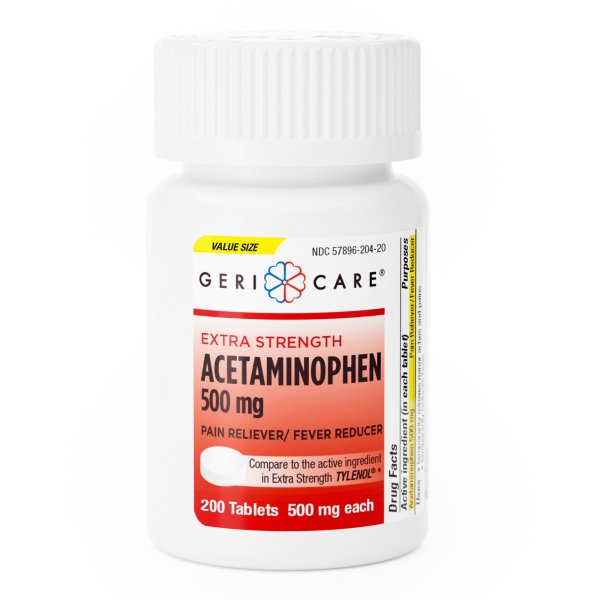 Geri-Care Acetaminophen Pain Relief, 500 mg.