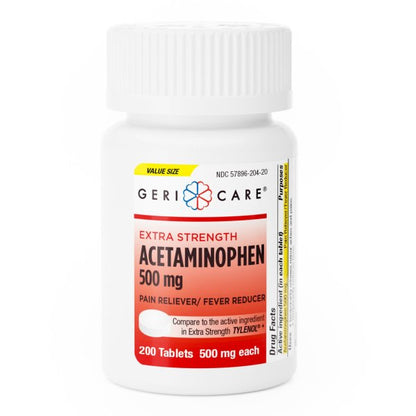 Geri-Care Acetaminophen Pain Relief, 500 mg.