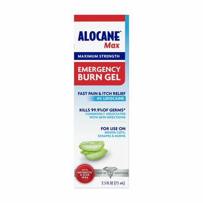 Alocane Emergency Burn Gel Maximum Strength, 2.5 oz
