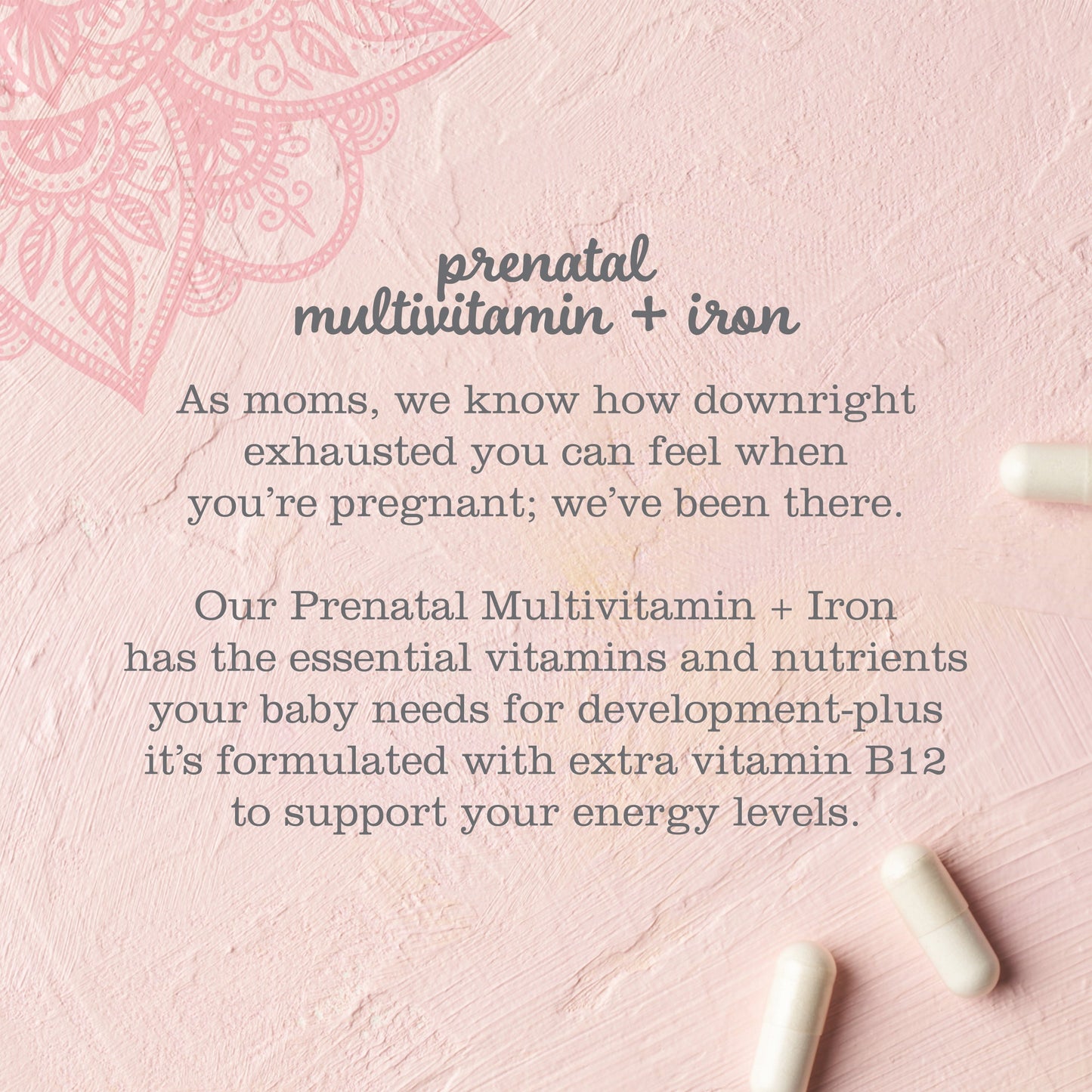 Mommy's Bliss Prenatal Multivitamin + Iron Capsules, 45 Ct