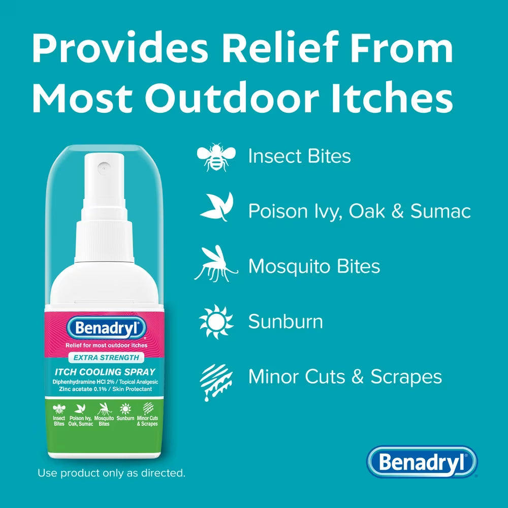 Benadryl® Extra Strength Itch Cooling Spray, 2 oz.
