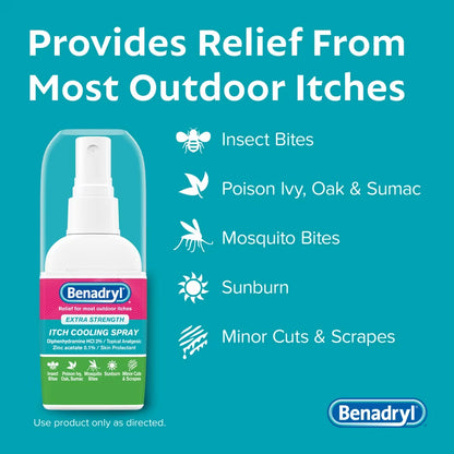 Benadryl® Extra Strength Itch Cooling Spray, 2 oz.