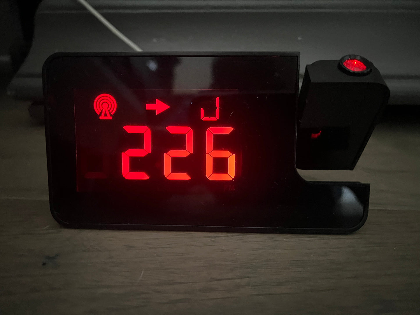 Gluview Glucose Clock Projector, Real-Time Glucose Display for Wall/Ceiling
