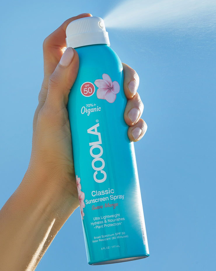 COOLA Classic Body Clear Sunscreen Spray, SPF 30 - 50