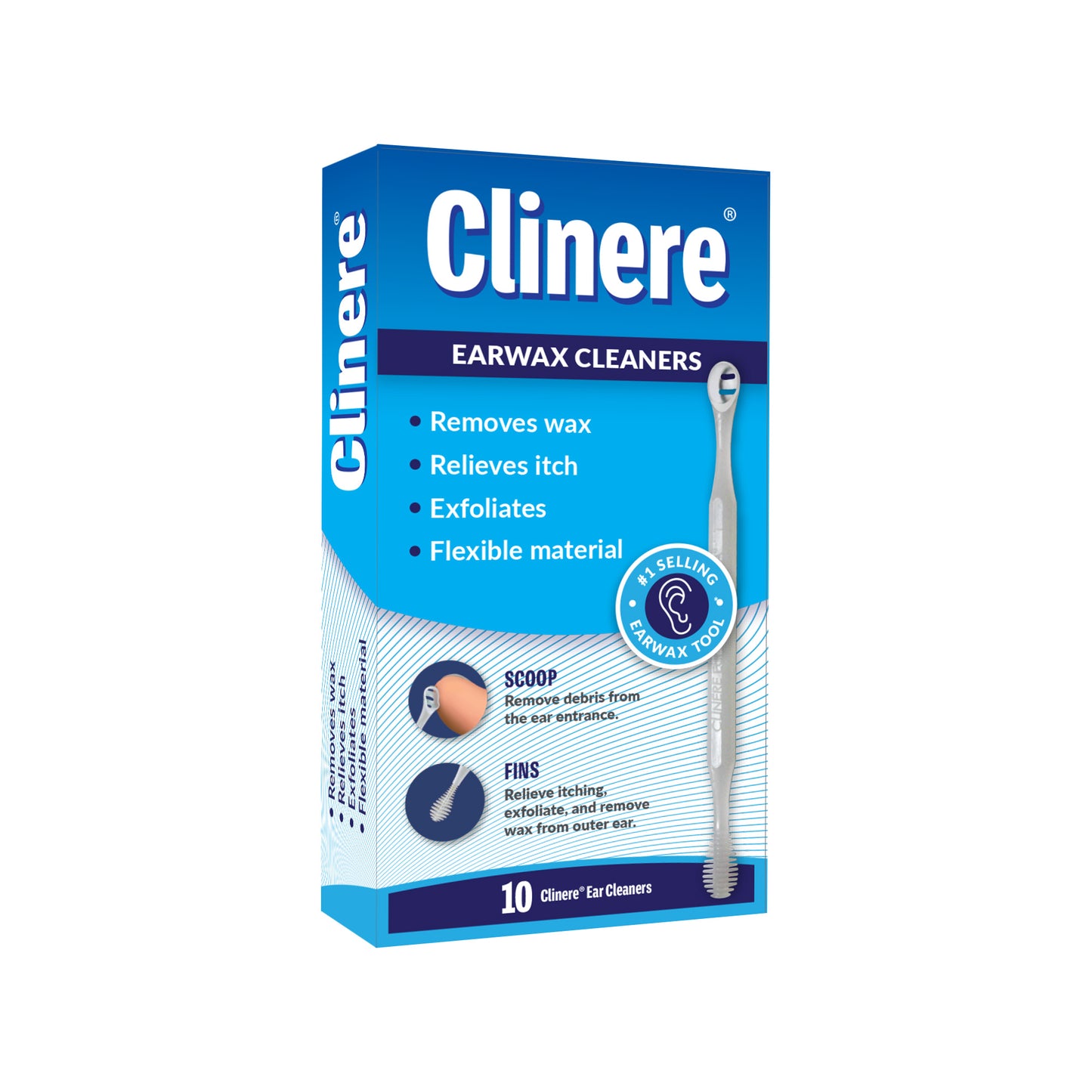 Clinere Ear Wax Cleaners, 10 ct.