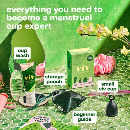 Viv For Your V Menstrual Cup Starter Kit, Size Small