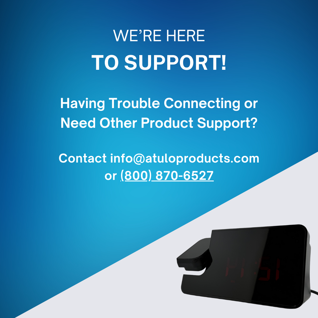 Gluview Glucose Clock Projector, Real-Time Glucose Display for Wall/Ceiling