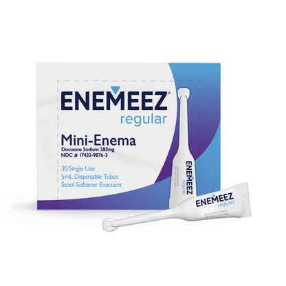 Enemeez Regular Mini Enema, Constipation Relief, 30 ct.