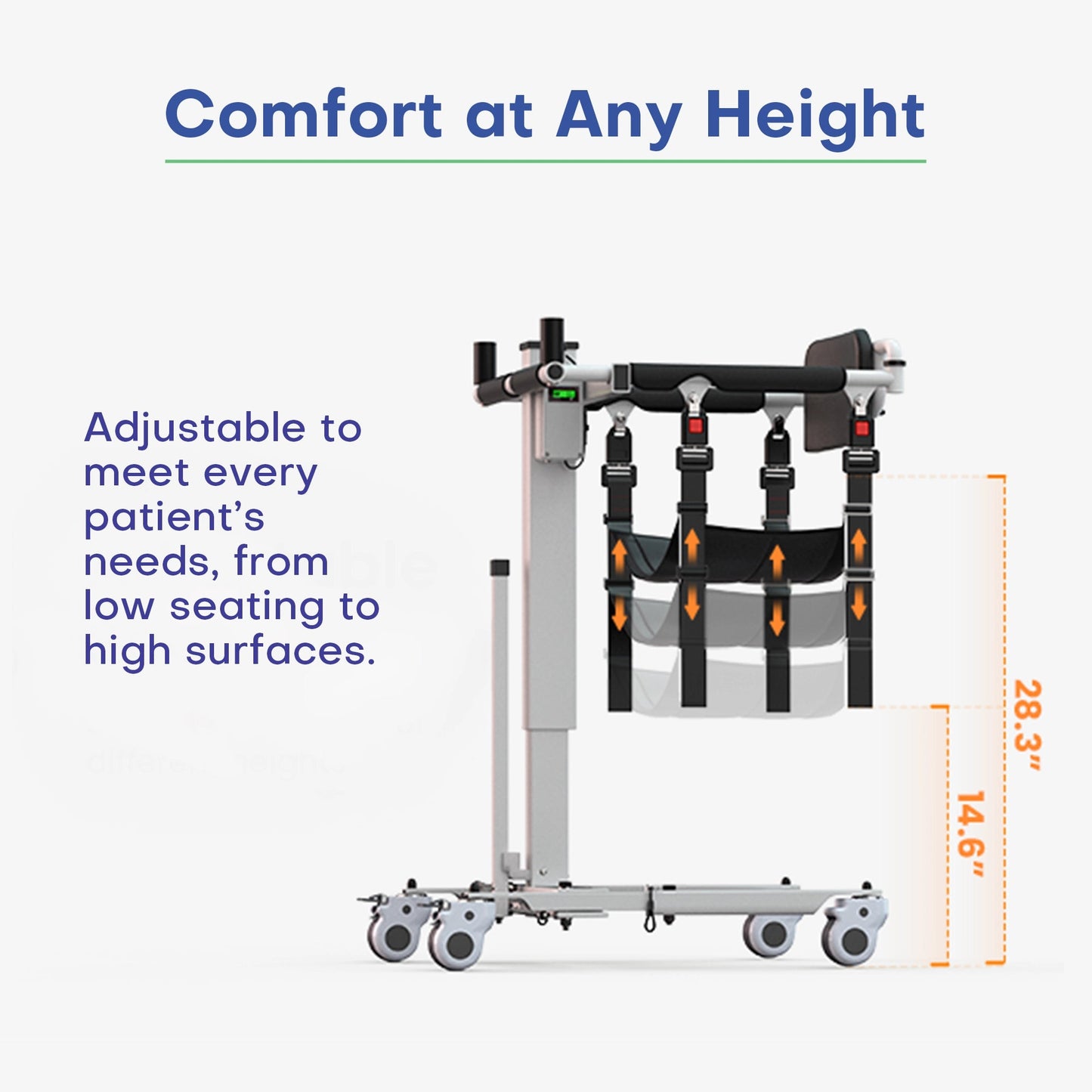 Freedom Everylift Powered Sling Seat Patient Lift