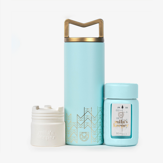 MilKeeper Breast Milk Cooler Starter Set, Ocean Mist