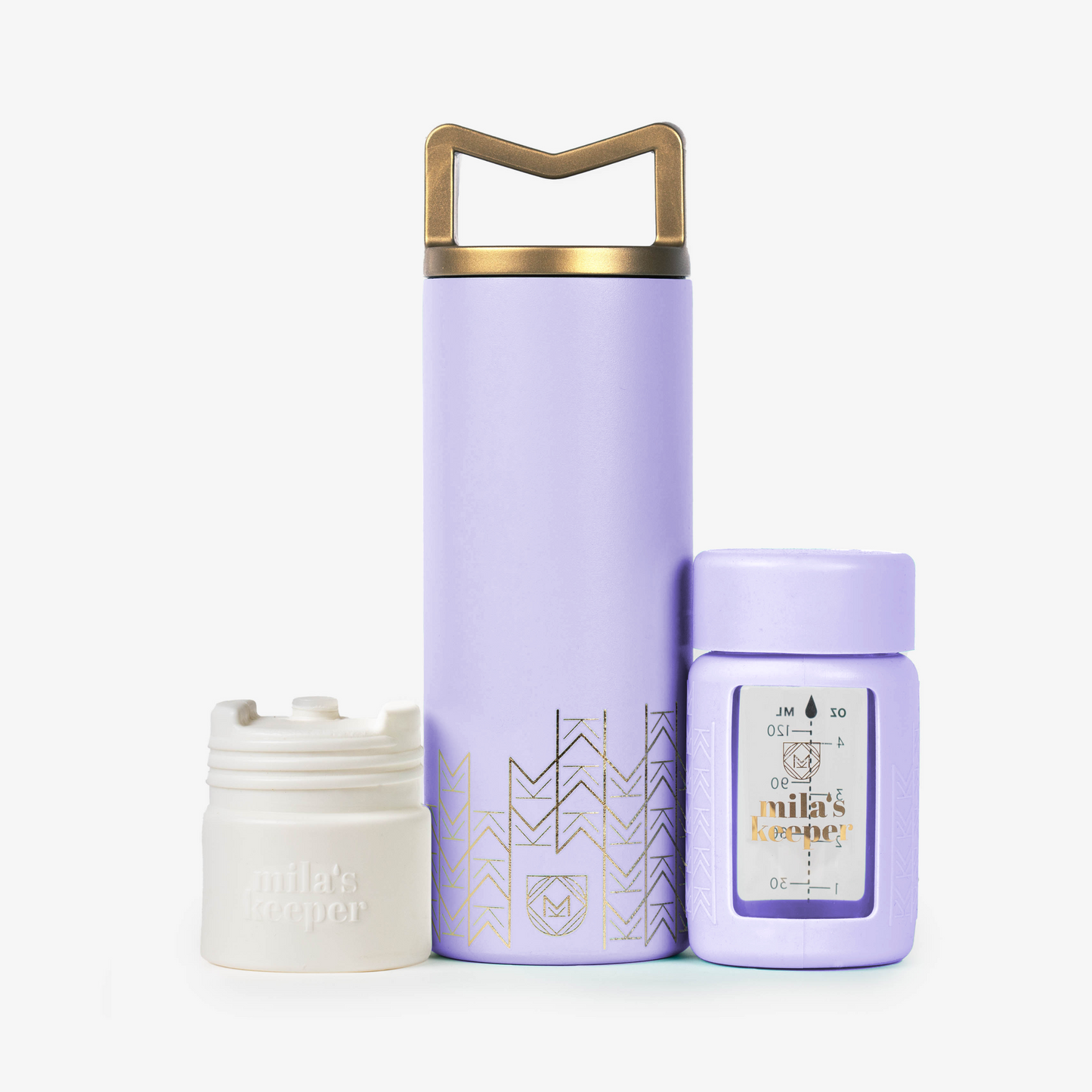 MilKeeper Breast Milk Cooler Starter Set, Lavender Fields
