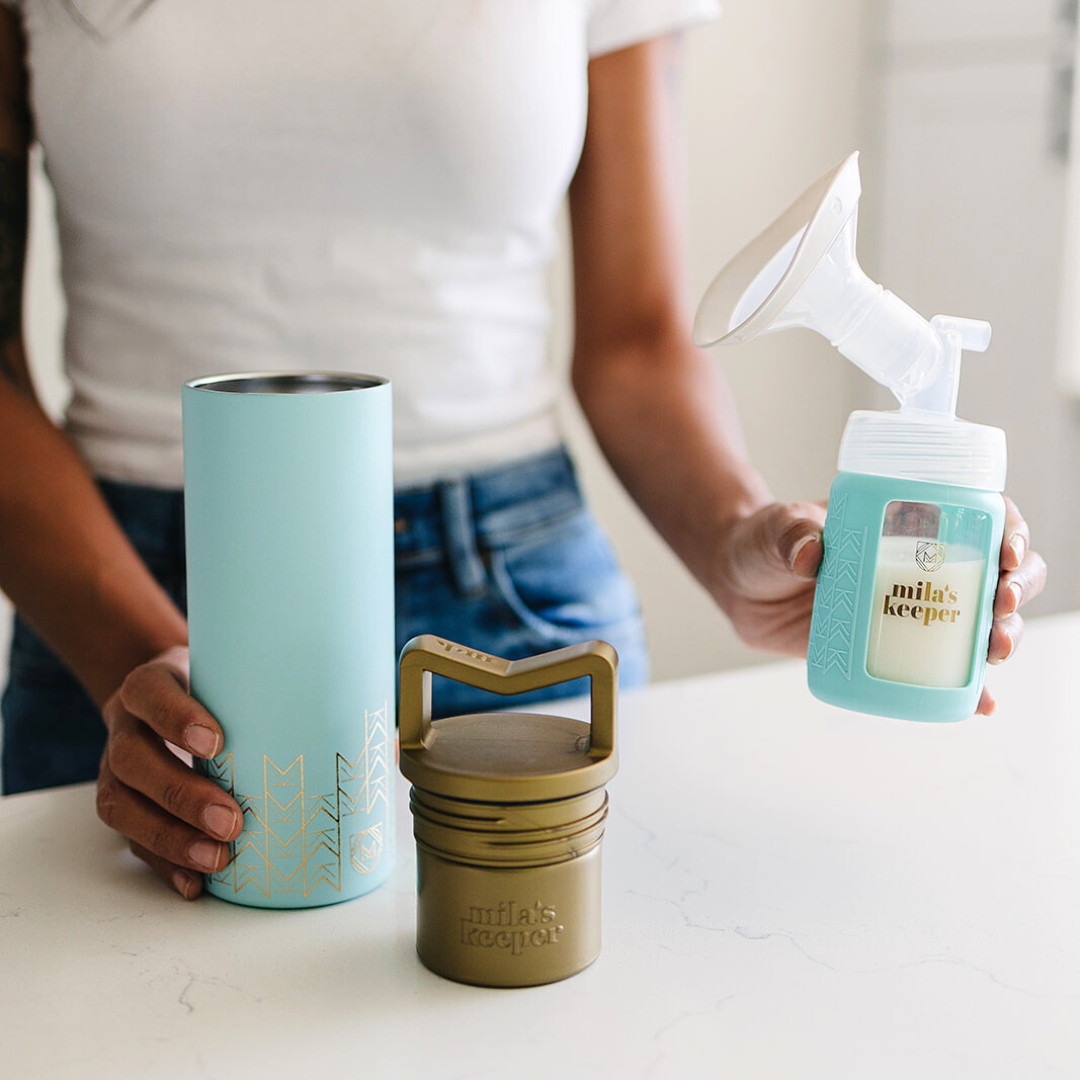 MilKeeper Breast Milk Cooler Starter Set, Ocean Mist