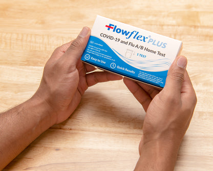 Flowflex® Plus COVID-19 and Flu A / B Home Test, 12 pack