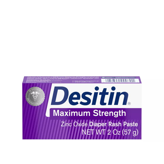 Desitin Maximum Strength Baby Diaper Rash Cream, 2 oz