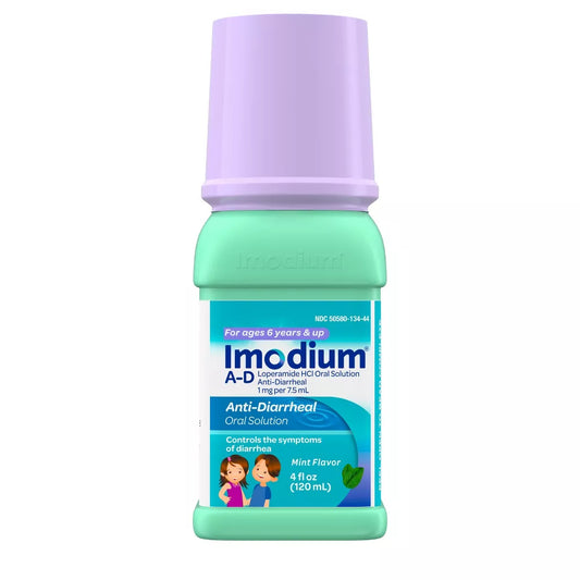 Imodium A-D Anti-Diarrheal Oral Solution, Mint, 4 fl. oz.