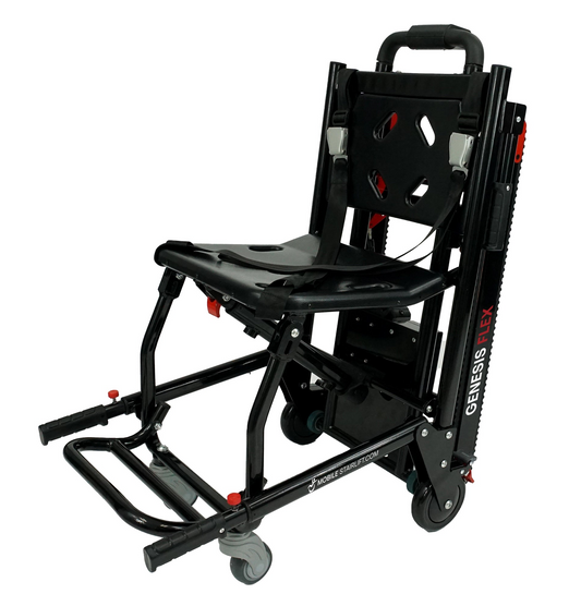 Genesis Flex 2-in-1 Mobile Stairlift & Transport Chair – Tool-Free Convertible Portable Stairlift