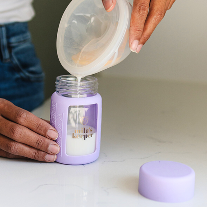 MilKeeper Breast Milk Cooler Starter Set, Lavender Fields