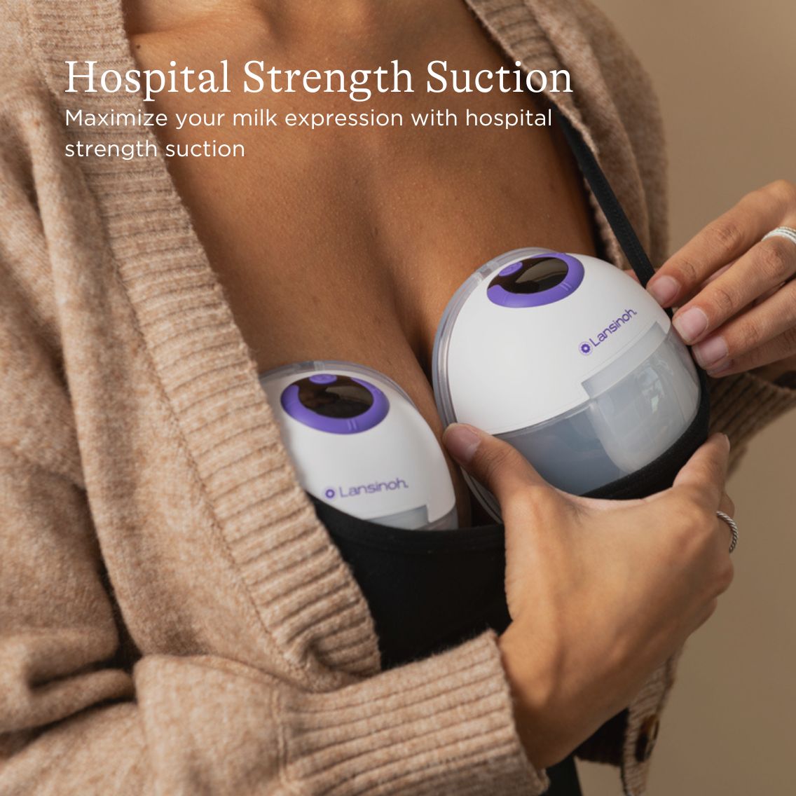 Lansinoh Discreet Duo Wearable Breast Pump