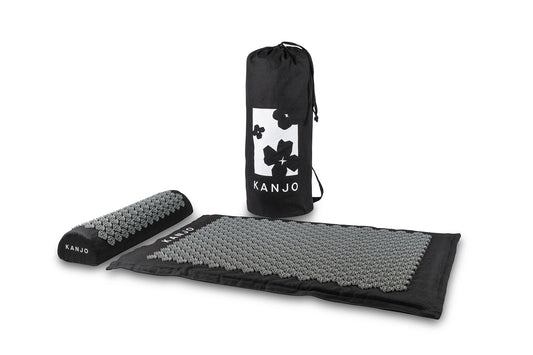 Kanjo Memory Foam Acupressure Mat Set, Large, Black