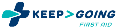 KEEP>GOING First Aid logo