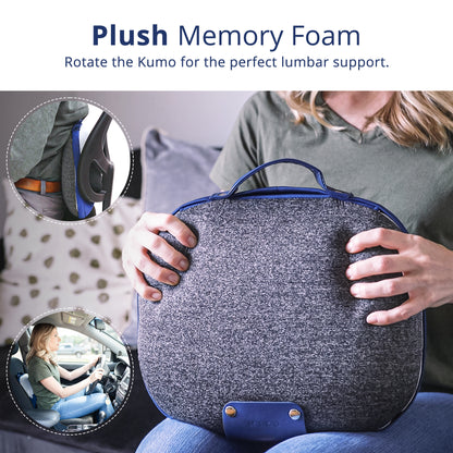 Miko Kumo Wireless Heat and Massage Pillow for Pain Relief