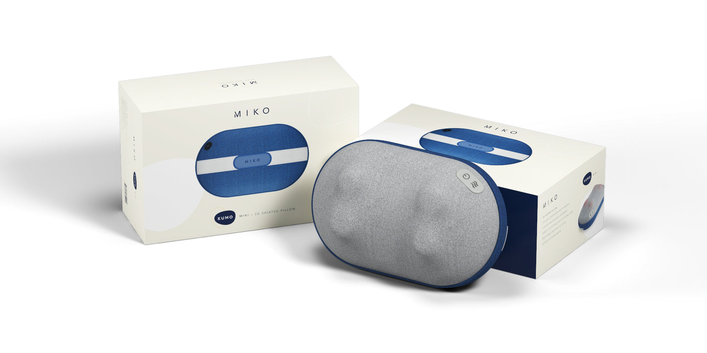 Miko Kumo Mini Wireless Massage Pillow with Heat