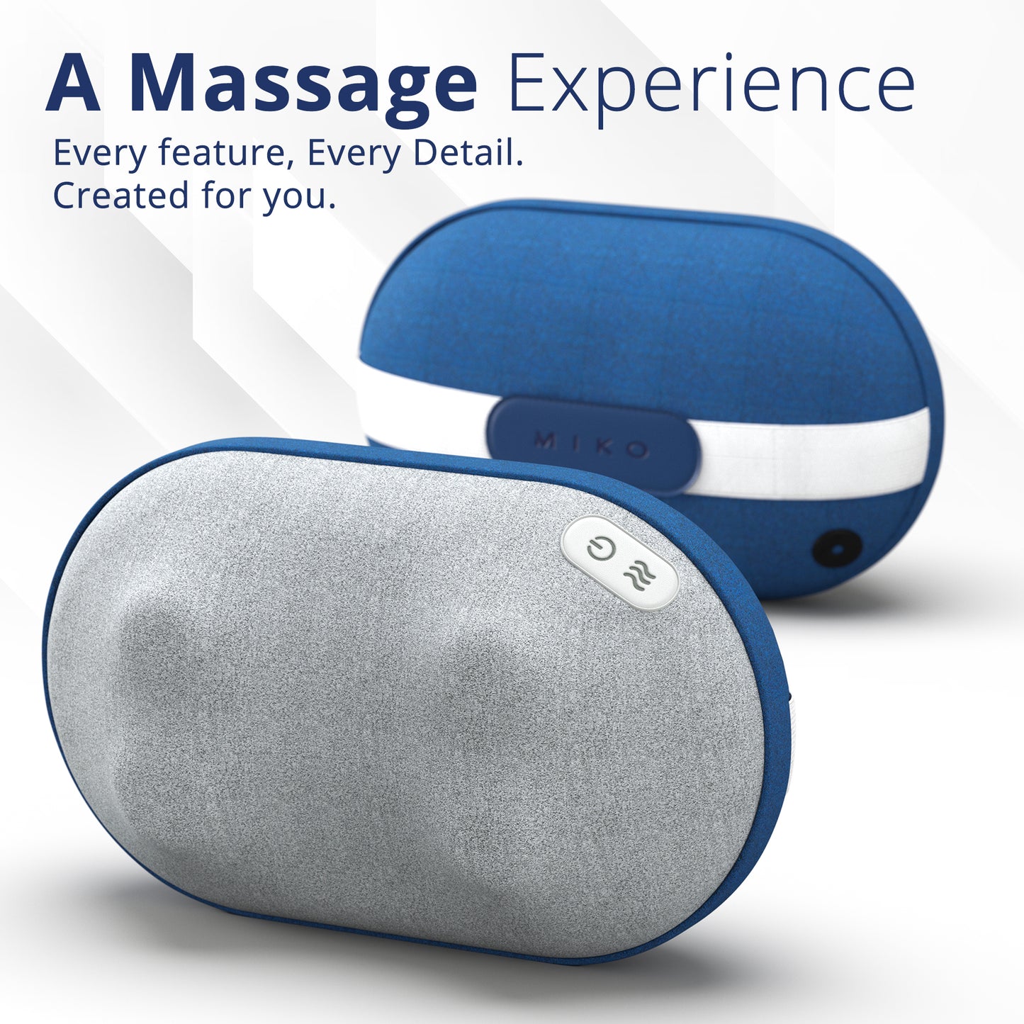 Miko Kumo Mini Wireless Massage Pillow with Heat
