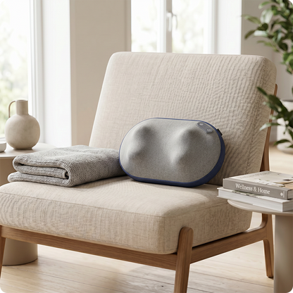 Miko Kumo Mini Wireless Heat and Massage Pillow for Pain Relief