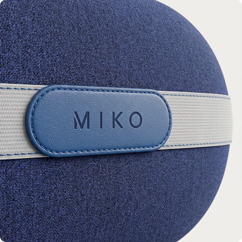Miko Kumo Mini Wireless Heat and Massage Pillow for Pain Relief