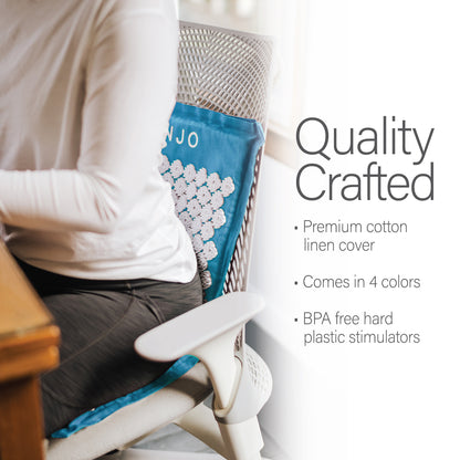 Juego de alfombrillas de acupresión de espuma viscoelástica Kanjo, amatista