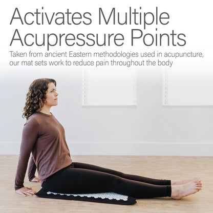 Kanjo Memory Foam Acupressure Mat Set, Sapphire