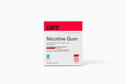 Lucy Nicotine Replacement Therapy, Quit Gum, 100 ct.