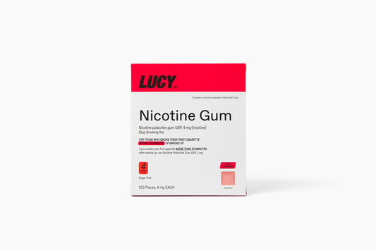 Lucy Nicotine Replacement Therapy, Quit Gum, 100 ct.